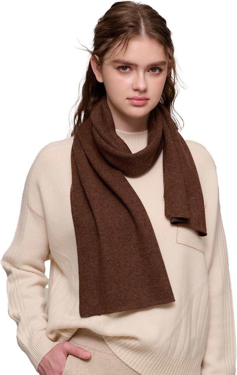 NUOHEMULE Store Luxury 100% Cashmere Scarf for Women & Men, 59''x10'' Extra Warm Winter Scarf, Blanket Scarves in Premium Gift Box - Image 2